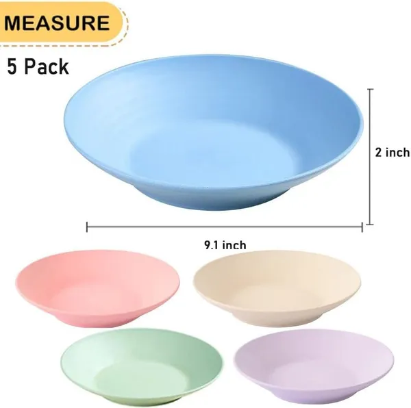 Beige_Eco_-_Friendly_Dish_Plates_Set_5_Pastel_Colours_Lightweight_Dinnerware_For_Salads_And_Pasta_Dishwasher_Safe_(_Pack_Of_2)