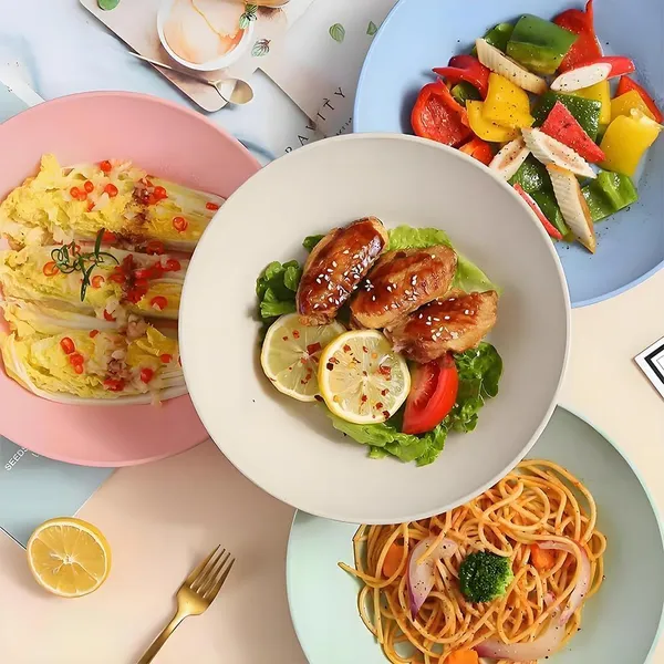 Blue_Eco_-_Friendly_Dish_Plates_Set_5_Pastel_Colours_Lightweight_Dinnerware_For_Salads_And_Pasta_Dishwasher_Safe_(Pack_Of_2)