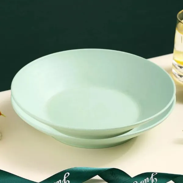 Green_Eco_-_Friendly_Dish_Plates_Set_5_Pastel_Colours_Lightweight_Dinnerware_For_Salads_And_Pasta_Dishwasher_Safe_(Pack_Of_2)