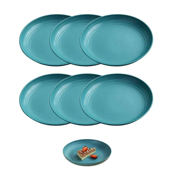 Green_Wheat_Straw_Fibre_Dinner_Plates_Microwave_And_Dishwasher_Safe_Non-Toxic_Bpa-Free_Unbreakable_Stackable_(Set_Of_6)