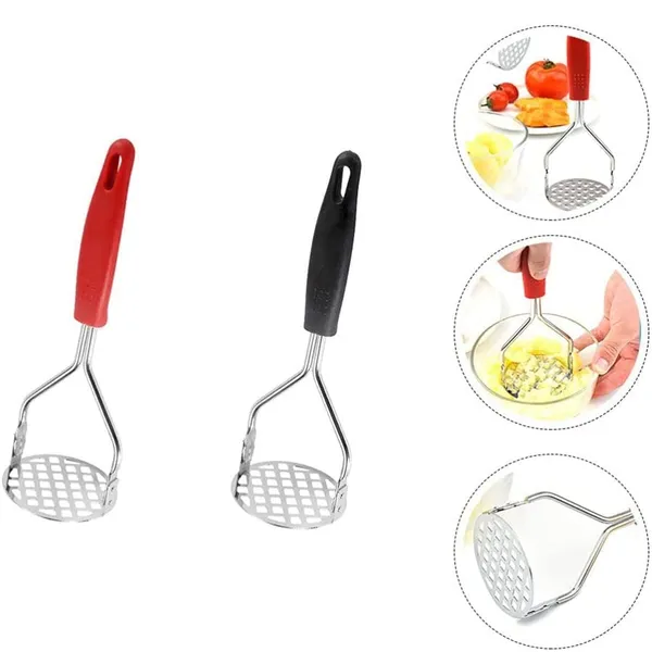 Black_Stainless_Steel_Potato_Masher_With_Non-Slip_Handle_Large_Round_Press_Plate_Kitchen_Tool_For_Vegetables_And_Baby_Food
