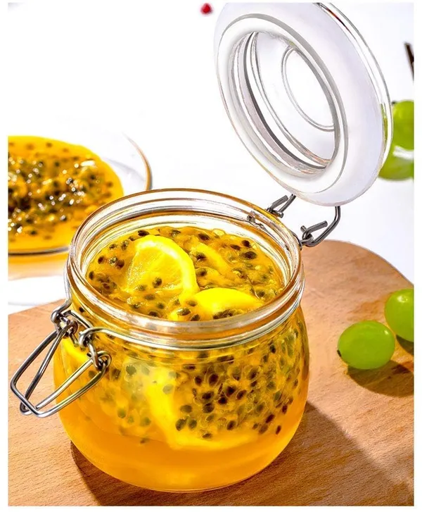 Transparent_500Ml_Glass_Storage_Jar_|_Airtight_Mason_Jar_For_Kitchen_&_Pantry_|_Multi-Purpose_Glass_Canister_For_Spices_Coffee_Tea_Sugar_Snacks_&_Dry_Fruits_Transparent_Food_Storage_Container_(Pack_Of_4_Round)
