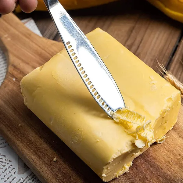 Silver_Butter_Knife_Stainless_Steel_Butter_Spreader_Knife_Multifunctional_For_Cold_Butter_Spreader_With_Serrated_Edge_Butter_Knife_With_Hole_(_Pack_Of_2)