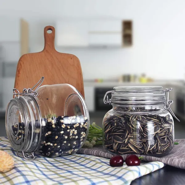 Transparent_500Ml_Glass_Storage_Jar_Airtight_Mason_Jar_For_Kitchen_&_Pantry_Multi-Purpose_Glass_Canister_For_Spices_Coffee_Tea_Sugar_Snacks_&_Dry_Fruits_Transparent_Food_Storage_Container_(Pack_Fo_4)