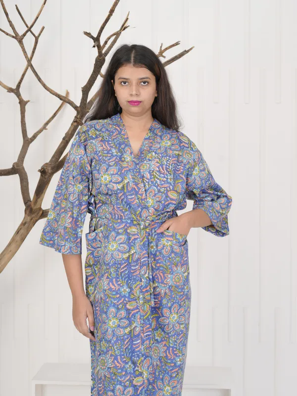 Handmade_Floral_Cotton_Kimono_Robe:_Boho_Block_Print_Loungewear_For_Women