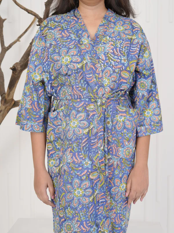Handmade_Floral_Cotton_Kimono_Robe:_Boho_Block_Print_Loungewear_For_Women
