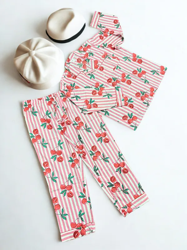 Multicolour_100%_Cotton_Pajama_Set_For_Women_|_Premium_&_Elegant_Pajama_Set