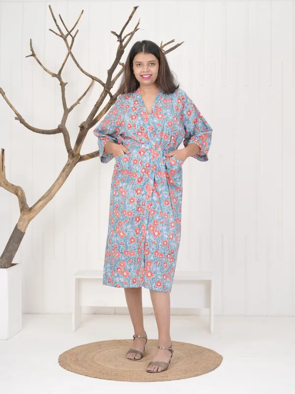 Handmade_Floral_Cotton_Kimono_Robe:_Boho_Block_Print_Loungewear_For_Women