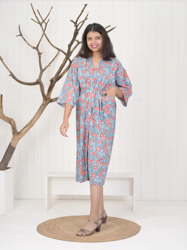 Handmade_Floral_Cotton_Kimono_Robe:_Boho_Block_Print_Loungewear_For_Women