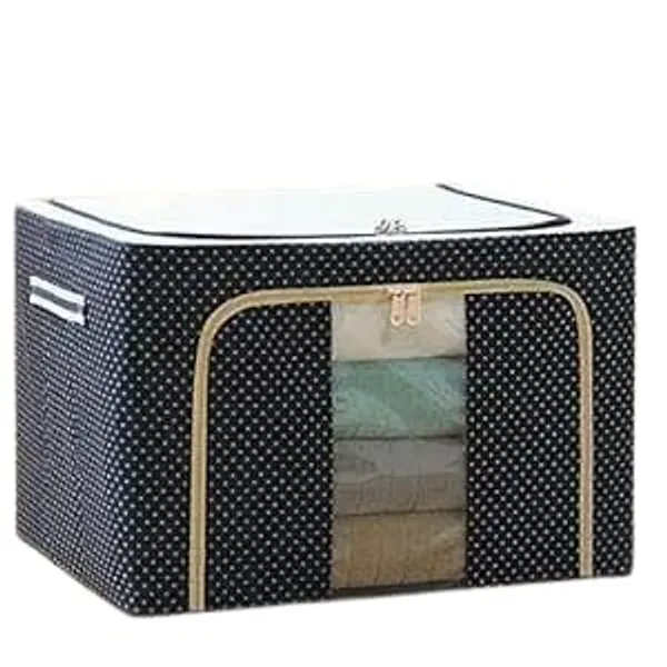 Dark_Blue_Oxford_Fabric_Premium_&_Elegant_Storage_Organizer_Box_(66L)_For_Adults