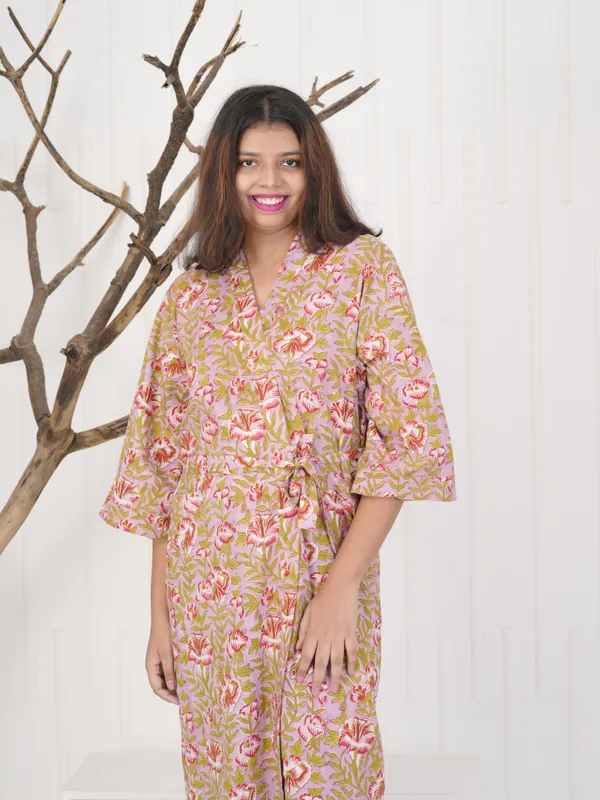Handmade_Floral_Cotton_Kimono_Robe:_Boho_Block_Print_Loungewear_For_Women
