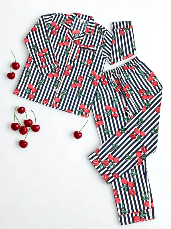 Multicolour_100%_Cotton_Pajama_Set_For_Women_|_Premium_&_Elegant_Pajama_Set
