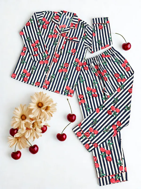 Multicolour_100%_Cotton_Pajama_Set_For_Women_|_Premium_&_Elegant_Pajama_Set