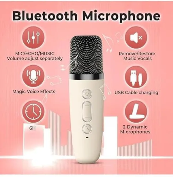 Cream_Abs_Plastic_Premium_&_Elegant_Kids_Karaoke_Mic_For_Adults