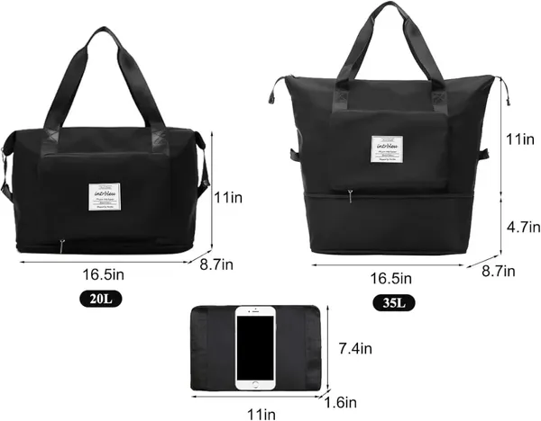 Black_Oxford_Fabric_Premium_&_Elegant_Travel_Bag_For_Adults
