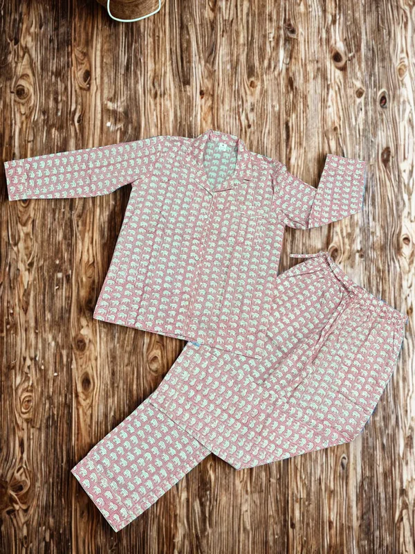 Multicolour_100%_Cotton_Premium_&_Elegant_Pajama_Set_For_Women