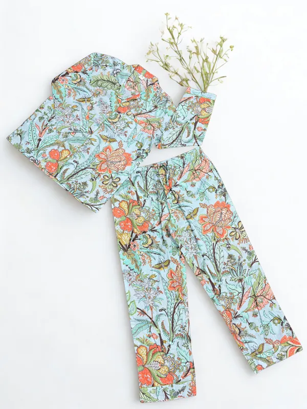 Multicolour_100%_Cotton_Premium_&_Elegant_Pajama_Set_For_Women