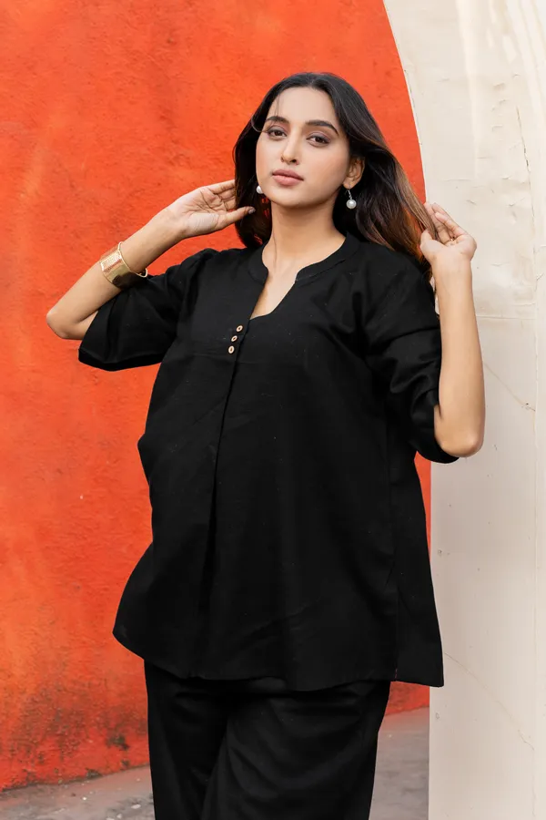 Black_Rayon_Fax_Casual_Style_Co-Ord_For_Women-OLIVIA
