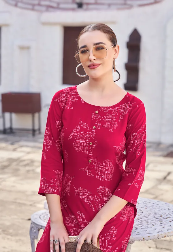 Red_Print_&_Rayon_Straight_Kurti_For_Women-AKSHARA-32