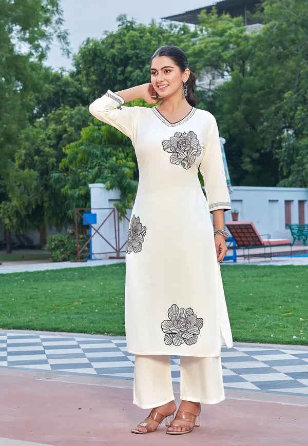 Floral_Embroidered_V-Neck_Thread_Work_Straight_Kurta_With_Trousers-RAMYAA