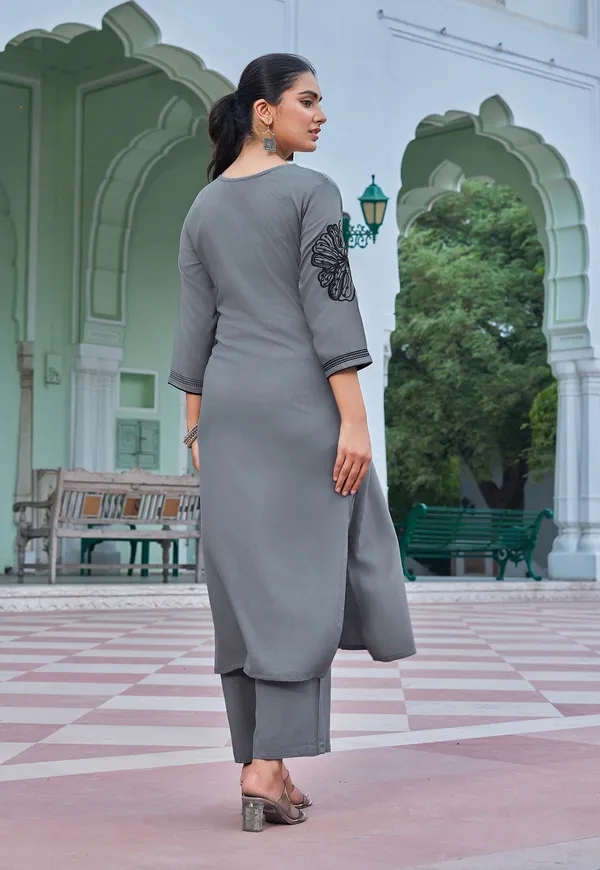 Floral_Embroidered_V-Neck_Thread_Work_Straight_Kurta_With_Trousers-RAMYAA