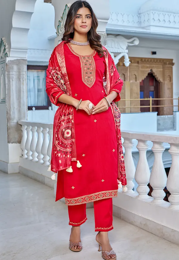 Floral_Yoke_Design_Thread_Work_Straight_Kurta_With_Trousers_&_Dupatta-KS-213