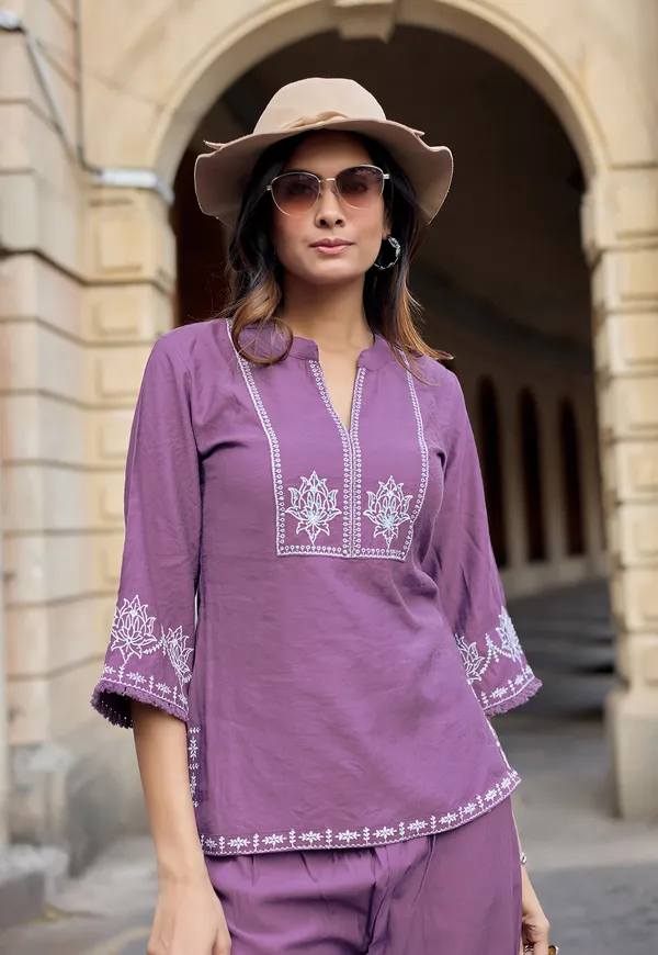 Printed_Shirt_Collar_Top_With_Trousers_Co-Ords-KORRA2