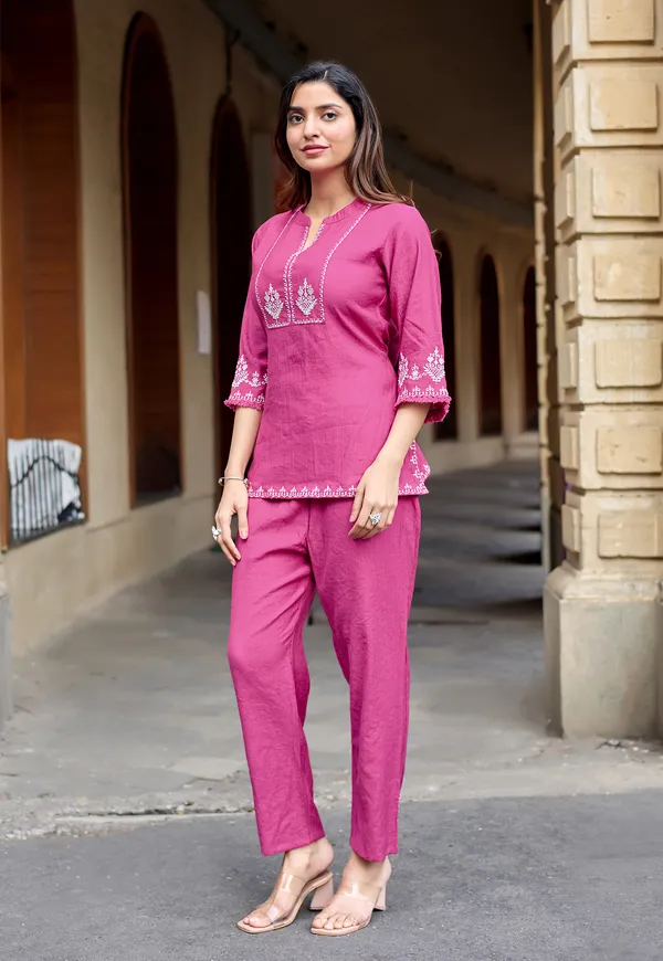 Printed_Shirt_Collar_Top_With_Trousers_Co-Ords-KORRA2