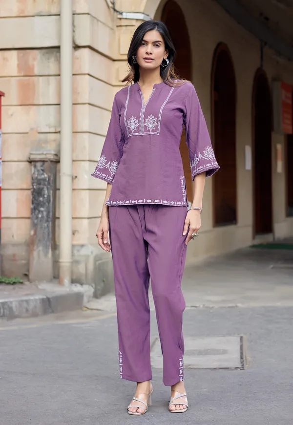 Printed_Shirt_Collar_Top_With_Trousers_Co-Ords-KORRA2