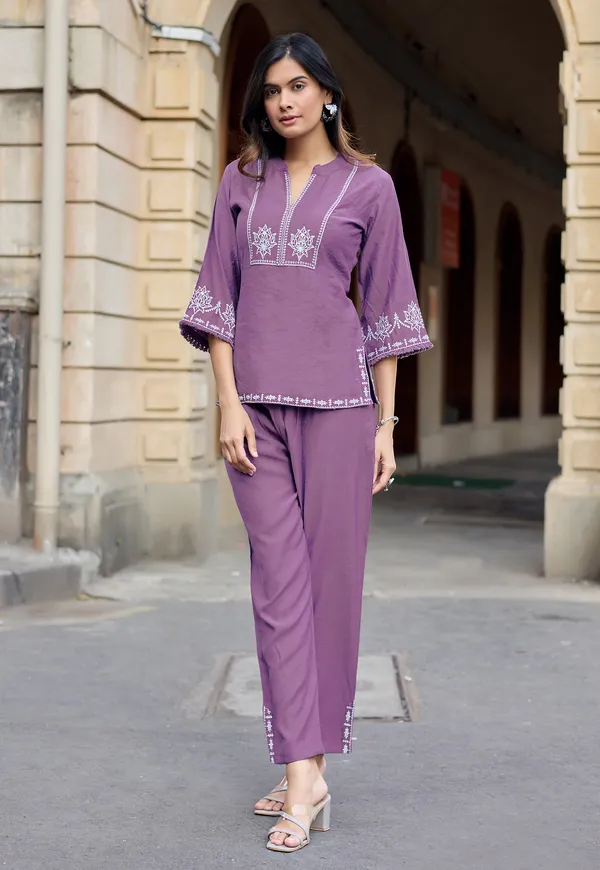 Printed_Shirt_Collar_Top_With_Trousers_Co-Ords-KORRA2