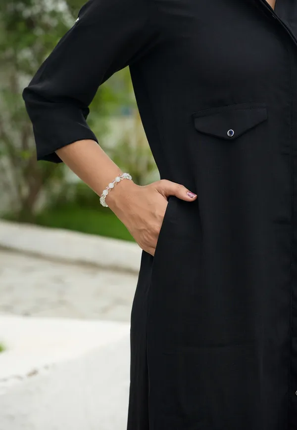 Shirt_Collar_Straight_Tunic_With_Trousers_Co-Ords_Set-CL-8079