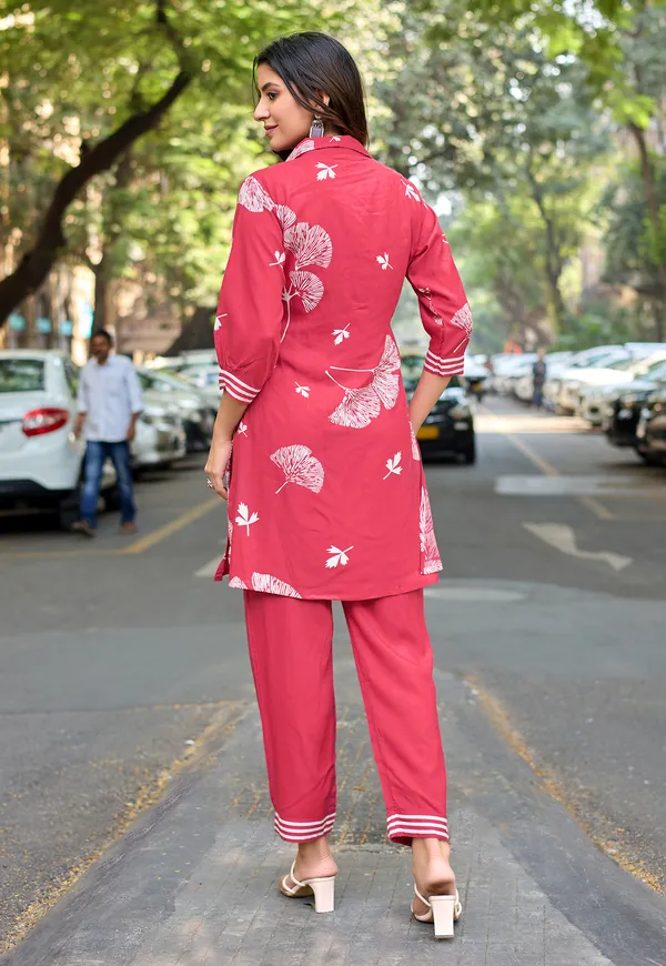 Pink_Tunic_&_Trousers_Co-Ord_Set_For_Women-RASIKA