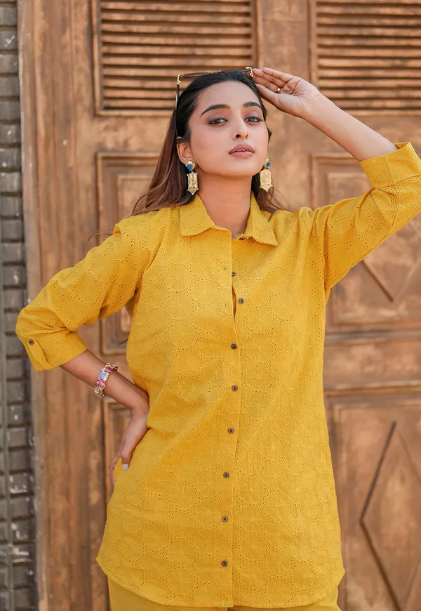 Yellow_Shifli_Cotton_Casual_Wear_Co-Ord_Set_For_Women-VEENA