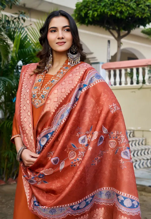 Women_Floral_Embroidered_Empire_Thread_Work_Roman_Slik_Kurta_Pant_With_Dupatta-KS-261