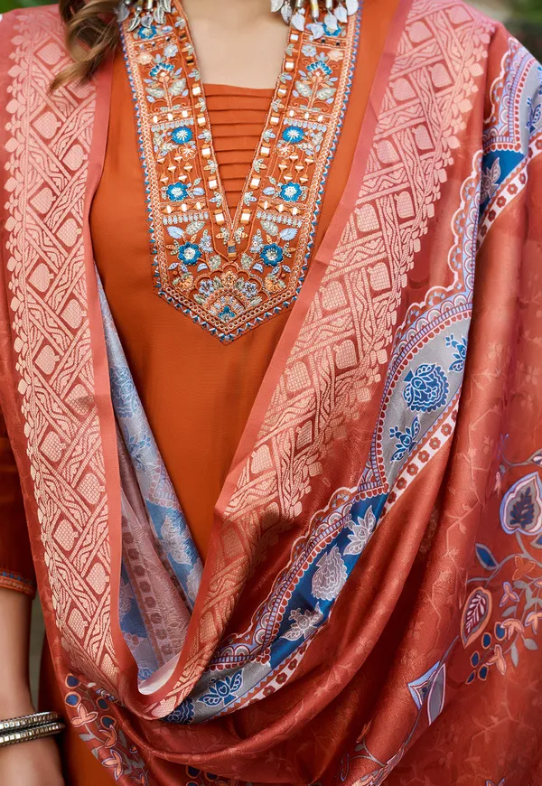 Women_Floral_Embroidered_Empire_Thread_Work_Roman_Slik_Kurta_Pant_With_Dupatta-KS-261