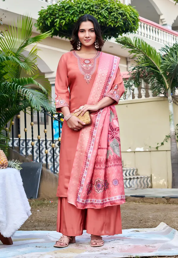Women_Floral_Embroidered_Empire_Thread_Work_Roman_Slik__Kurta__Pant_&_With_Dupatta-KS-255