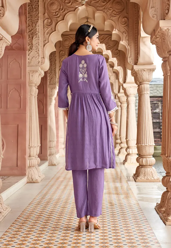 Women_Floral_Embroidered_Pleated_Thread_Work_Kurta_with_Trousers-NOVA