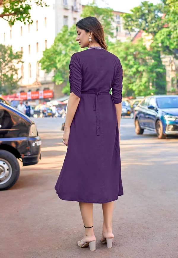 Women_Floral_Embroidered_Puff_Sleeves_Fit_&_Flare_Dress-ARICA