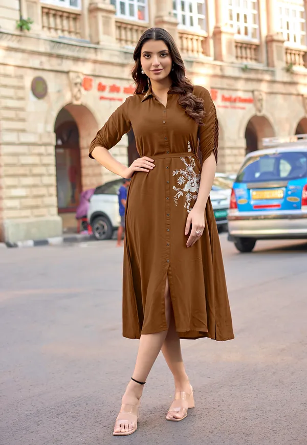 Women_Floral_Embroidered_Puff_Sleeves_Fit_&_Flare_Dress-ARICA