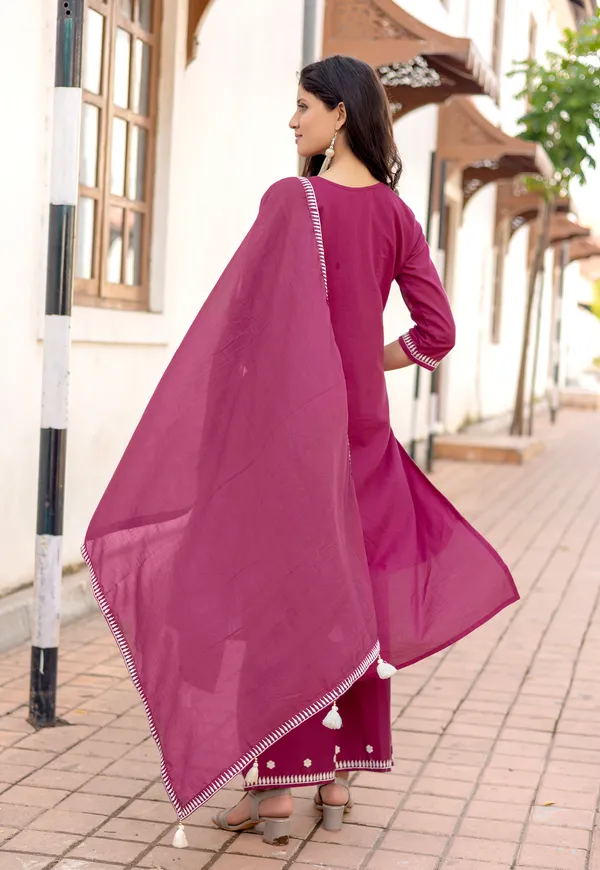 Pink_Salli_Pure_Cotton_Regular_Hand_&_Threadwork_Kurta_With_Trousers_&_With_Dupatta_For_Women-AARYA