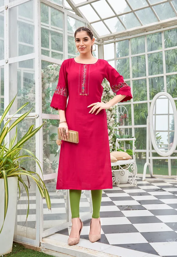 Pink_Rayon_&_Thread_Work_Ethnic_Dress_For_Women-ZAREENA