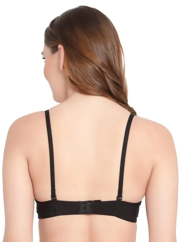 Black_Wireless_T-Shirt_Bra_Spandex_Blend_Medium_Coverage_Lightly_Padded_Breathable_Fabric_With_Removable_Straps