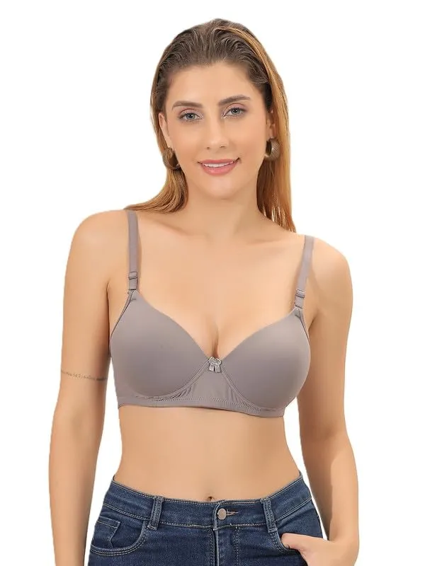 Grey_Wireless_T-Shirt_Bra_Spandex_Blend_Medium_Coverage_Lightly_Padded_Breathable_Fabric_With_Removable_Straps