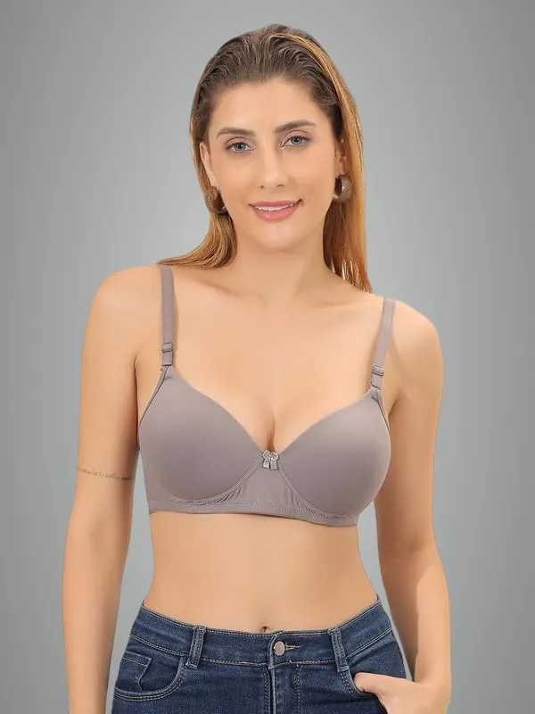 Grey_Wireless_T-Shirt_Bra_Spandex_Blend_Medium_Coverage_Lightly_Padded_Breathable_Fabric_With_Removable_Straps