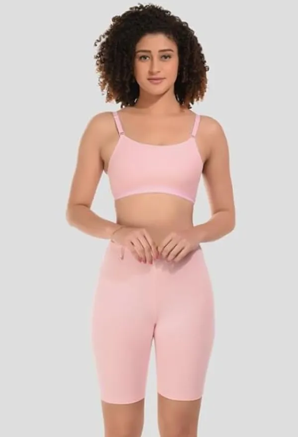 Pack_Of_3_Beige,_Baby_Pink_&_Black_High_Coverage_Active_Cycling_Shorts_For_Women_Girls_Stretchable_Cotton_Fabric_With_Sweat_Absorbent_Technology_For_Yoga