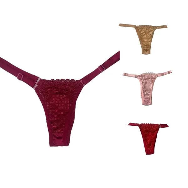 Pack_Of_4_Multicolor_G_String_Thong_Panty_Silk_Net_Design_Invisible_Tagless_Stretchable