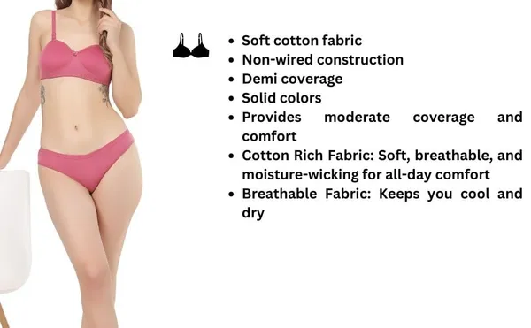 Pack_Of_3_Rose_Pink_&_Pista_Grey_Half_Cup_Bra_Combo_Soft_Solid_Comfortable_Demi_Coverage_Non_Wired_Design_Breathable_Cotton_Fabric_For_All_Day_Wear_And_Support