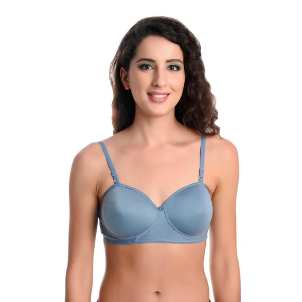 Pack_Of_3_Rose_Pink_&_Pista_Grey_Half_Cup_Bra_Combo_Soft_Solid_Comfortable_Demi_Coverage_Non_Wired_Design_Breathable_Cotton_Fabric_For_All_Day_Wear_And_Support