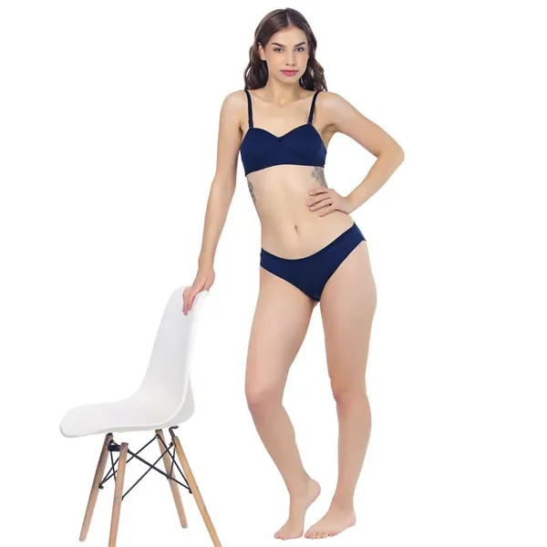 Pack_Of_3_Navy_Blue,_Sky_Blue_&_Magenta_Half_Cup_Bra_Combo_Soft_Comfortable_Solid_Design_Demi_Coverage_Non_Wired_Breathable_Cotton_Fabric_For_Everyday_Wear