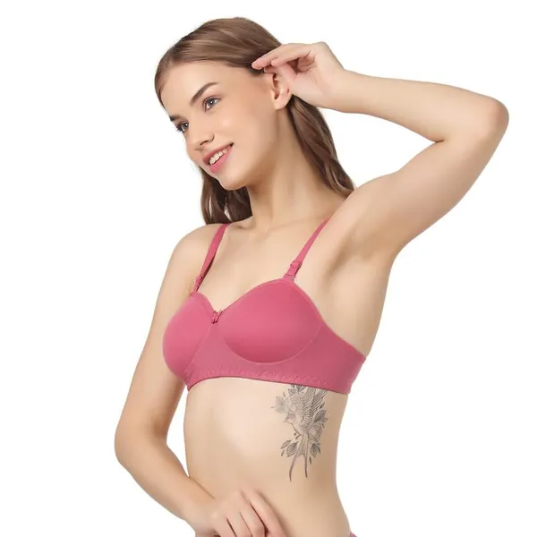 Pack_Of_3_Navy_Blue,_Sky_Blue_&_Magenta_Half_Cup_Bra_Combo_Soft_Comfortable_Solid_Design_Demi_Coverage_Non_Wired_Breathable_Cotton_Fabric_For_Everyday_Wear
